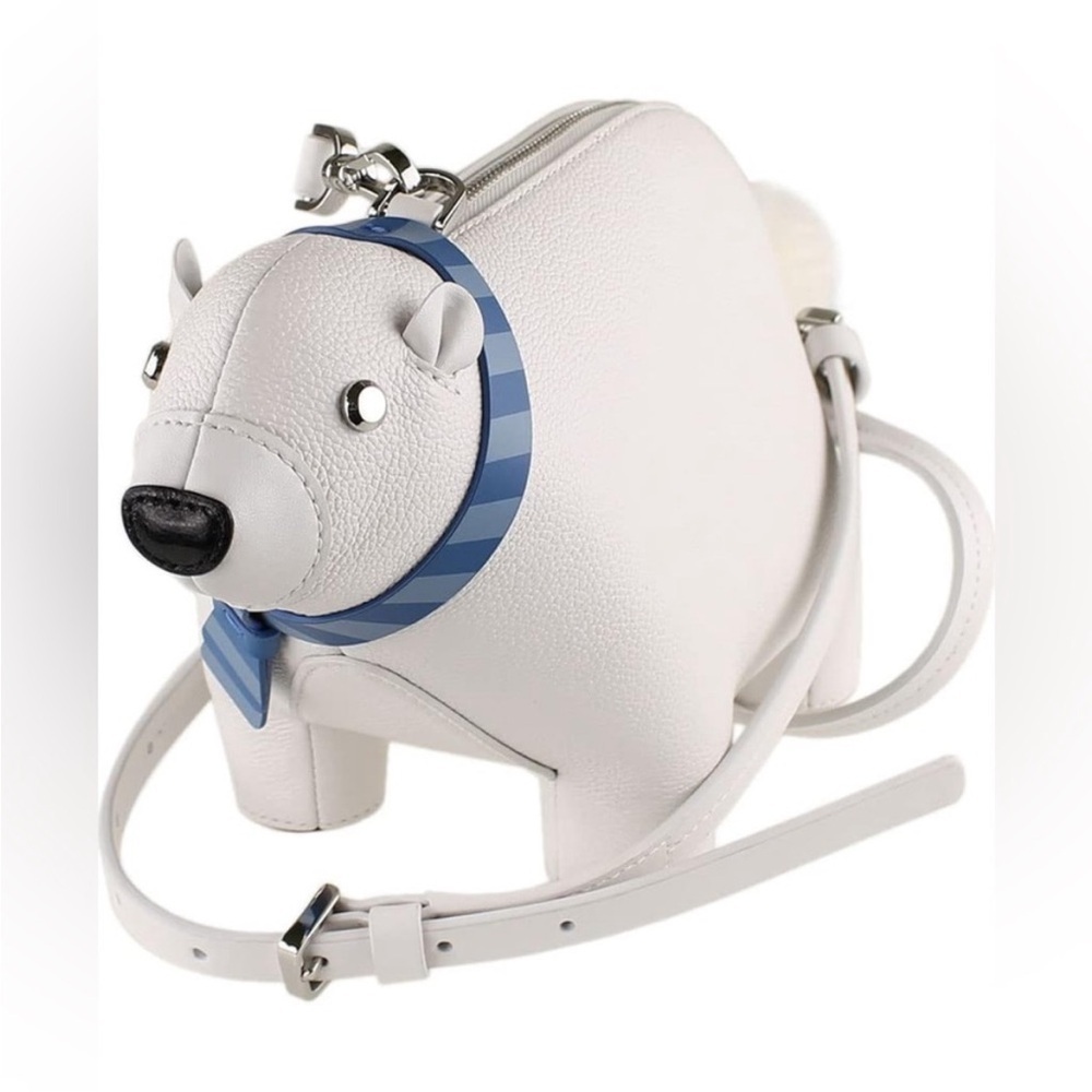 Kate Spade Polar Bear Crossbody, “Artic friends” Leather Bag, NWT $329